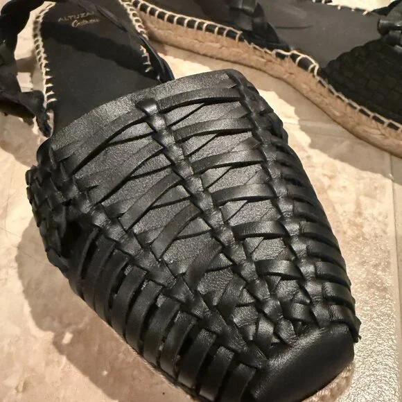 NWOB | Altuzarra x Castaner Nara Altz Espadrille Sandals | Black | Size 39 - Picture 10 of 10